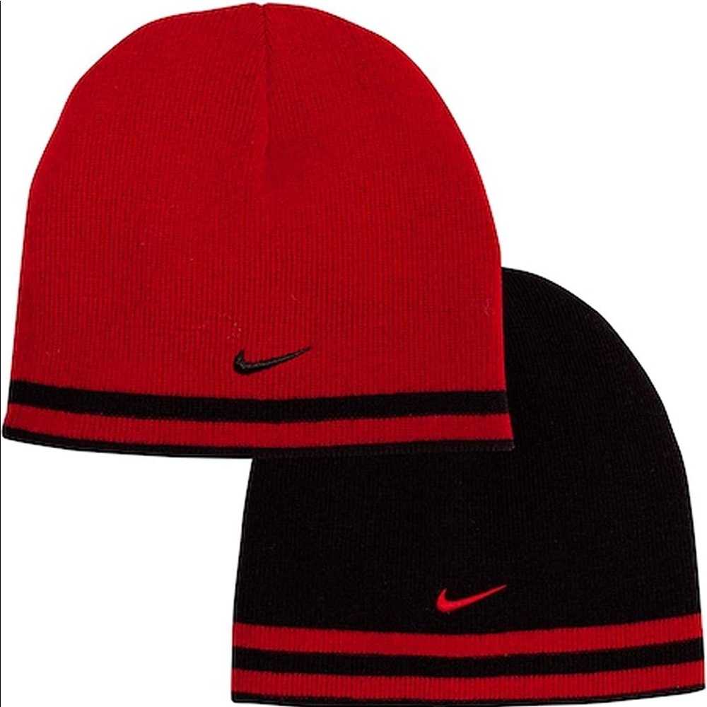 Nike Boys Reversible Striped Beanie Hat